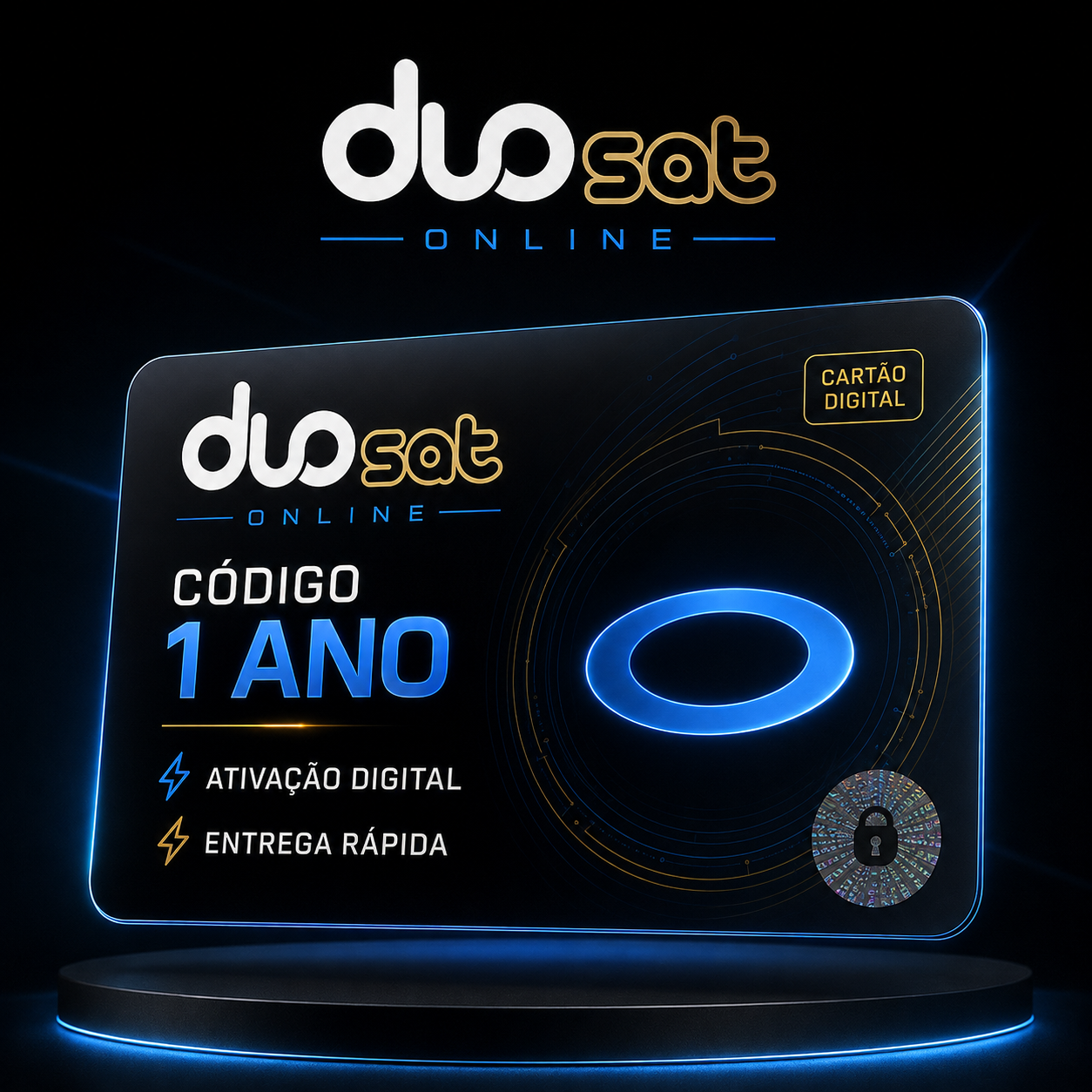 Ativação Duosat por 1 Ano – Código Duosat 12 Meses