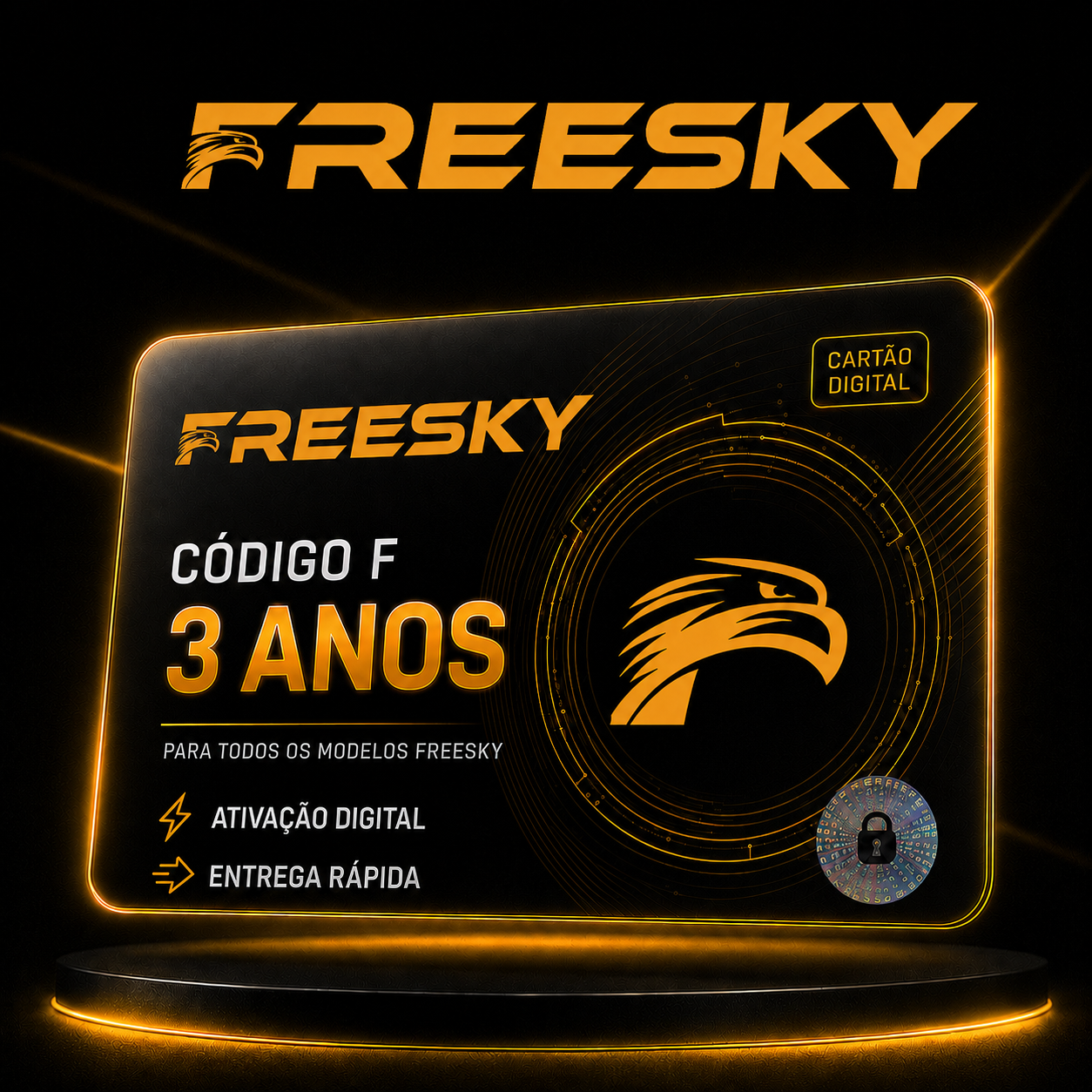 Ativação Código F por 3 Anos – Código 36 Meses