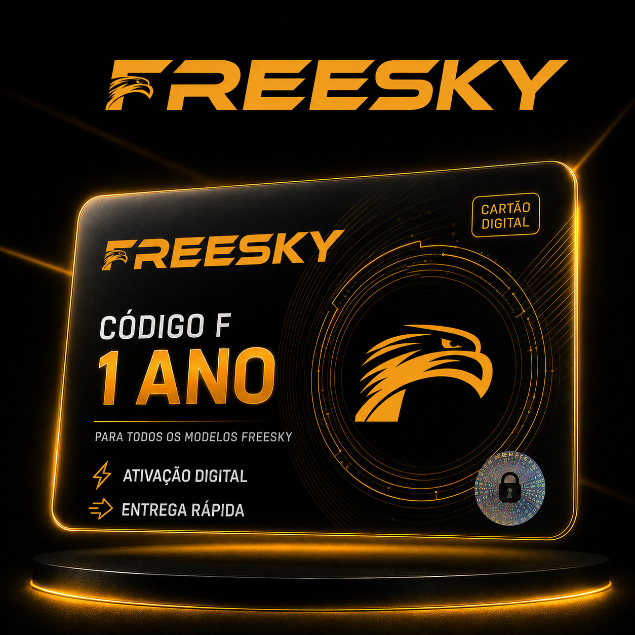 Ativação Código F por 1 Ano – Código 12 Meses