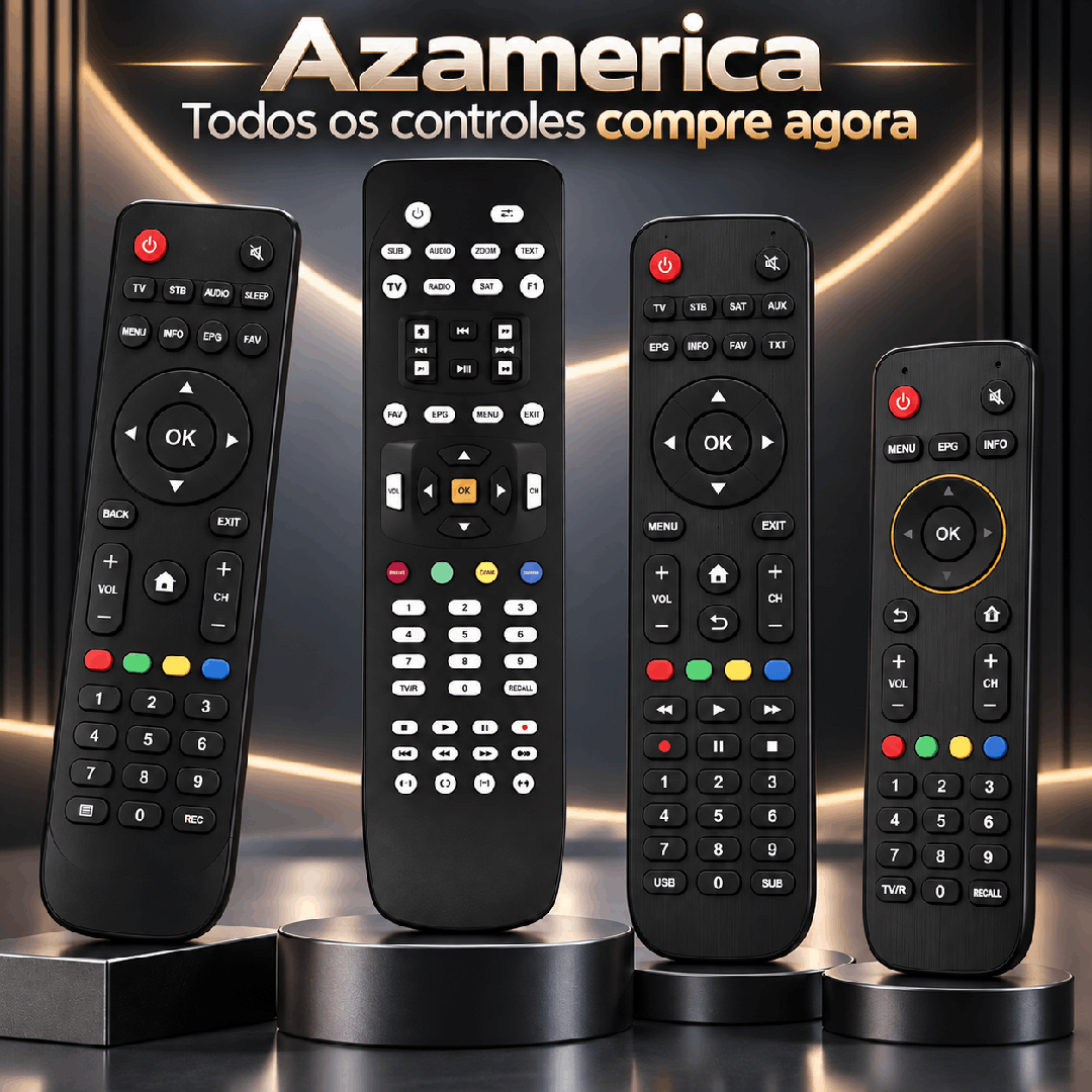 AZAMERICA Controles – Compre Agora e Receba o Seu!