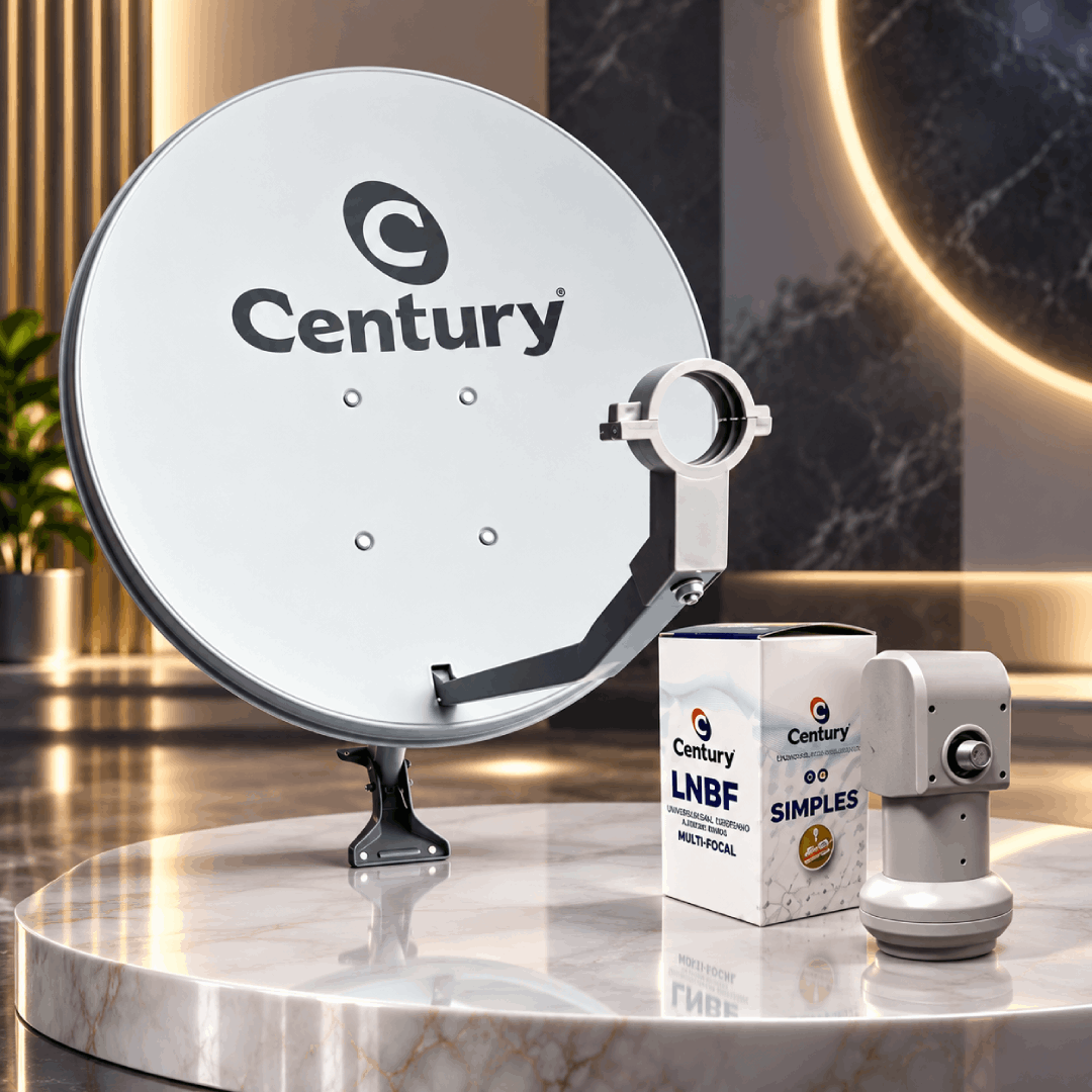 ANTENA DE 60 CM LNB SIMPLES – GARANTA A SUA AGORA!